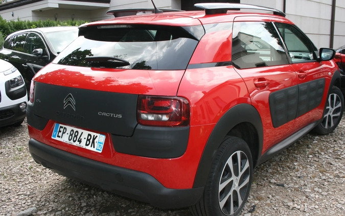 Citroen C4 Cactus cena 37500 przebieg: 60000, rok produkcji 2017 z Warszawa małe 781